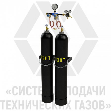Рампа разрядная для азота РРАз-2-Л | СИСТЕМА ПОДАЧИ ТЕХНИЧЕСКИХ ГАЗОВ
