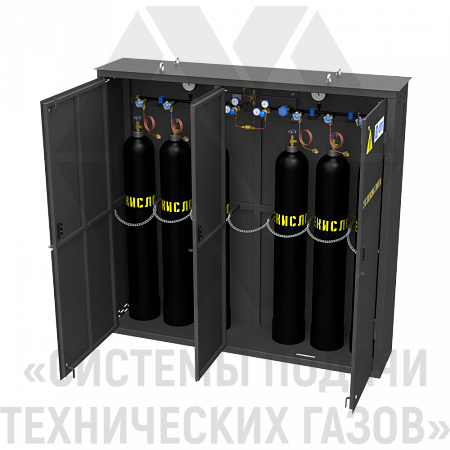 Рампа перепускная автоматическая для углекислоты РПАУ-6-Ш | СИСТЕМА ПОДАЧИ ТЕХНИЧЕСКИХ ГАЗОВ