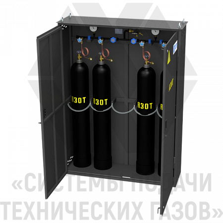 Рампа перепускная для азота РПАз-4-Ш | СИСТЕМА ПОДАЧИ ТЕХНИЧЕСКИХ ГАЗОВ