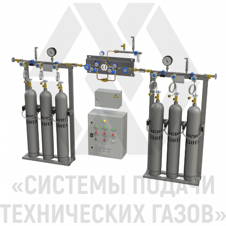 Рампа перепускная автоматическая для закиси азота РПАЗА-6-К | СИСТЕМА ПОДАЧИ ТЕХНИЧЕСКИХ ГАЗОВ