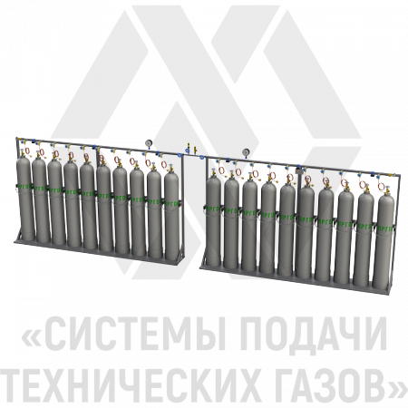 Рампа перепускная наполнительная для аргона РПНАр-20-К | СИСТЕМА ПОДАЧИ ТЕХНИЧЕСКИХ ГАЗОВ