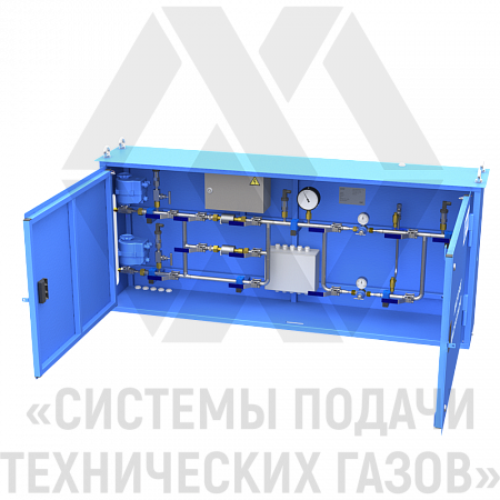 Щит газовый регулирующий для кислорода ЩГРК-2 | СИСТЕМА ПОДАЧИ ТЕХНИЧЕСКИХ ГАЗОВ