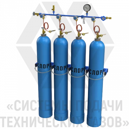 Рампа наполнительная для кислорода РНК-4-Л | СИСТЕМА ПОДАЧИ ТЕХНИЧЕСКИХ ГАЗОВ