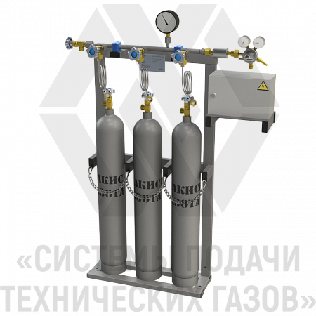 Рампа разрядная для закиси азота РРЗА-3-К | СИСТЕМА ПОДАЧИ ТЕХНИЧЕСКИХ ГАЗОВ