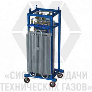 Газификатор холодный криогенный ГХК-0,195/2,3-30 с коллектором на 3 поста