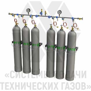 Рампа перепускная наполнительная для аргона РПНАр-6-Л