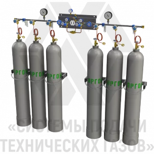Рампа перепускная автоматическая для аргона РПААр-6-Л
