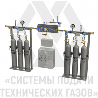 Рампа перепускная автоматическая для закиси азота РПАЗА-6-К
