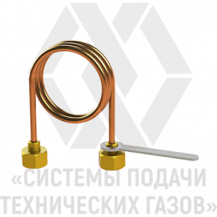Змеевик рамповый ЗР (М2 8х1,5 L=1000 с ключом)