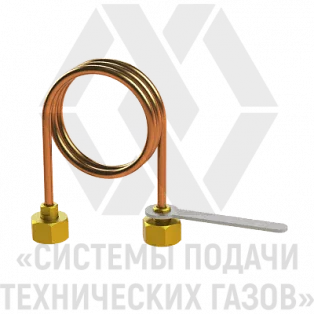 Змеевик рамповый ЗР (М2 8х1,5 L=1000 с ключом)