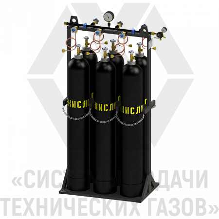 Рампа разрядная для углекислоты РРУ-6-К | СИСТЕМА ПОДАЧИ ТЕХНИЧЕСКИХ ГАЗОВ
