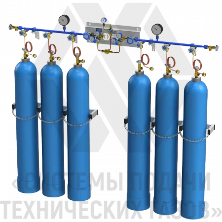 Рампа перепускная автоматическая РПА-6-Л | СИСТЕМА ПОДАЧИ ТЕХНИЧЕСКИХ ГАЗОВ