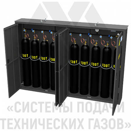 Рампа разрядная для азота РРАз-10-Ш | СИСТЕМА ПОДАЧИ ТЕХНИЧЕСКИХ ГАЗОВ