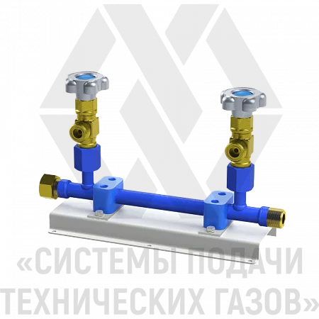 Коллектор рамповый КР-01-03 | СИСТЕМА ПОДАЧИ ТЕХНИЧЕСКИХ ГАЗОВ